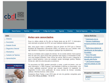 Tablet Screenshot of cbdl.com.br